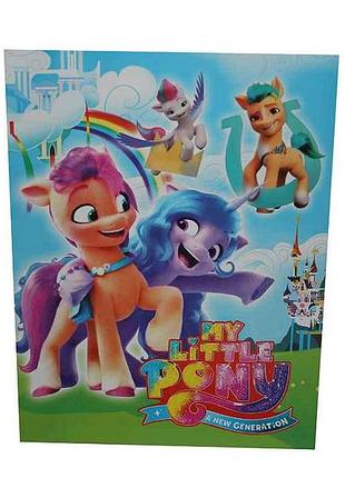 Раскраска а4 12арк. my little pony - 4 тм слово