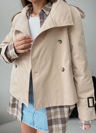 Тренч короткий 4