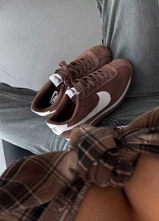 Nike cortez vintage suede brown