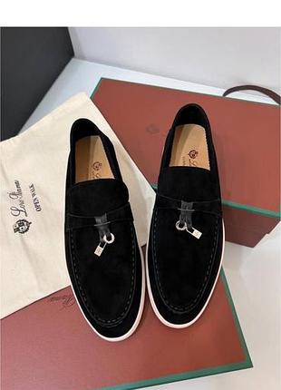 Лофери loro piana жіночі натуральна замша premium original