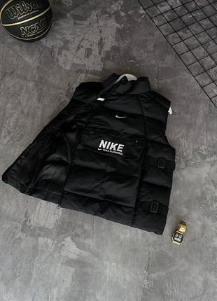 🔥 мужской жилет nike черный 🖤
