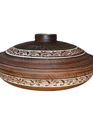 Сковорода 2л ангоб тм етно кераміка