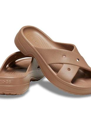 Сrocs шльопанцы шлепки шлепанцы classic cross strap b