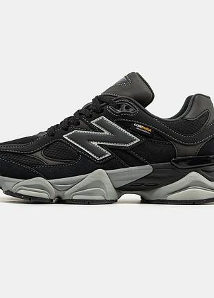 Топовые кроссовки new balance 9060 cordura black grey