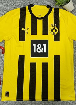 Футболка borussia dortmund bvb 09 puma желтая футбольная джерси manfred 7