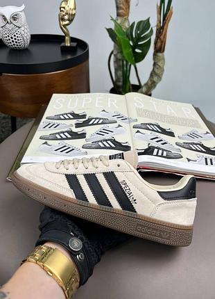 Чоловічі кросівки adidas spezial beige black