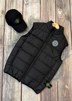 Мужская спортивная жилетка stone island