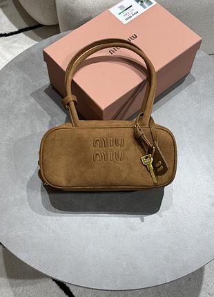 Сумка arcadie миу textile bag míu brown