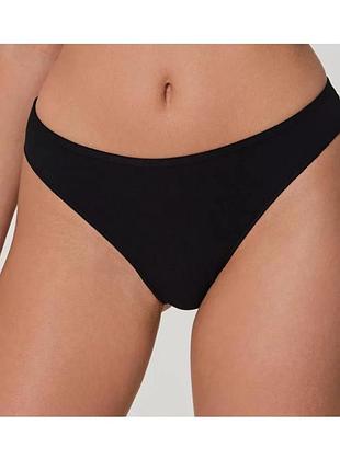 Хлопковые трусики с кружевом