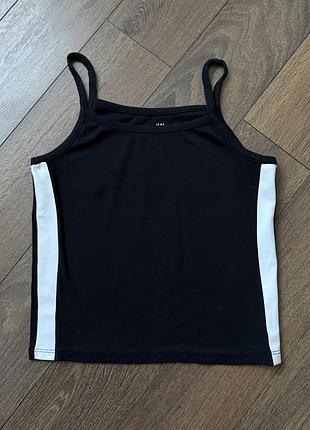 Чорна майка h&m