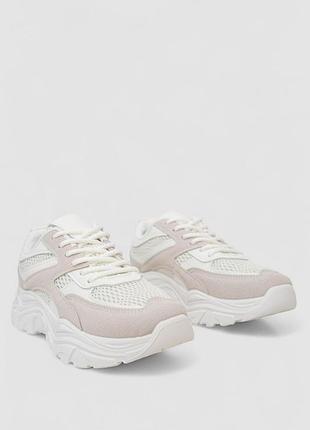 Женские кроссовки 248ra150-7 - стиль и комфорт в бело-сером цвете ☁️