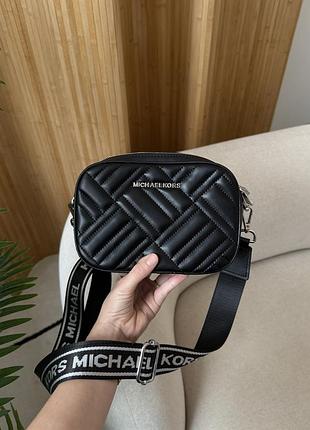 Сумка michael kors jet set charm small quilted camera crossbody bag b