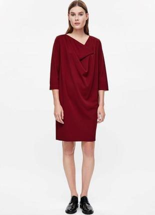 Новое платье бордовое платье cos