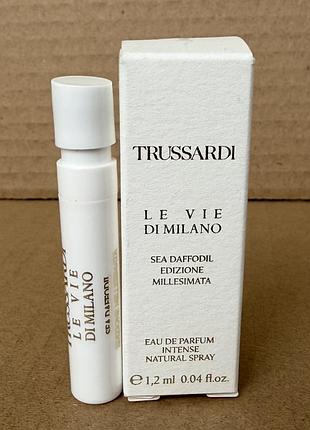 Trussardi le vie di milano sea daffodil edizione millesimata, edp, 1,2ml