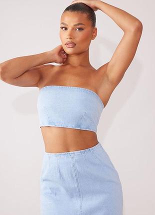 Топ джинсовий