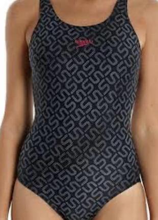 Купальник суцільний монограмний speedo monogram allover xs/s в ідеальному стані
