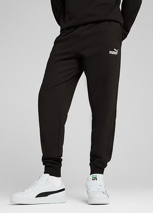 Черные мужские брюки puma essentials logo men's pants новые оригинал сша