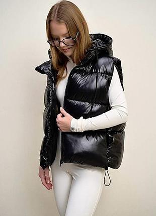 Жилетки безрукавка демисезон на экопухе