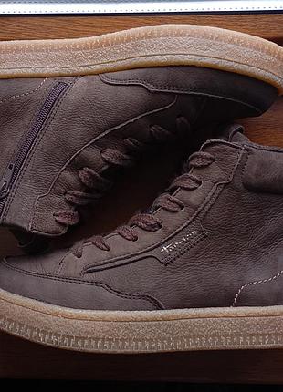 Черевики tamaris 1-25203-45 304 оригінал  р.40 натуральний нубук на платформі стан ідеальний коричневі