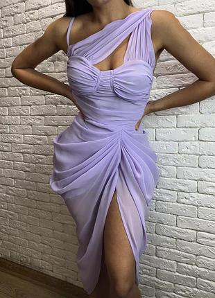 Распродажа платье prettylittlething миди драпировка