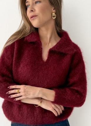 Мохерный джемпер