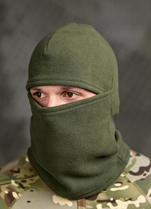 Балаклава флисовая олива тр6540