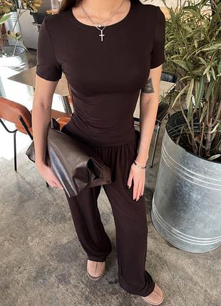Костюм топ+палаццо