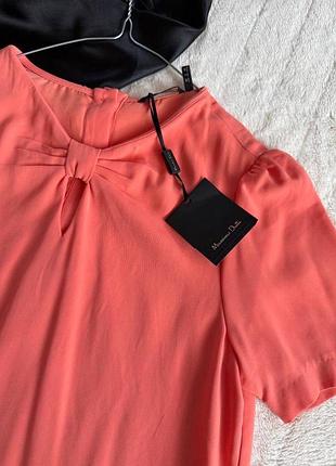 Коралова  сукня massimo dutti 5