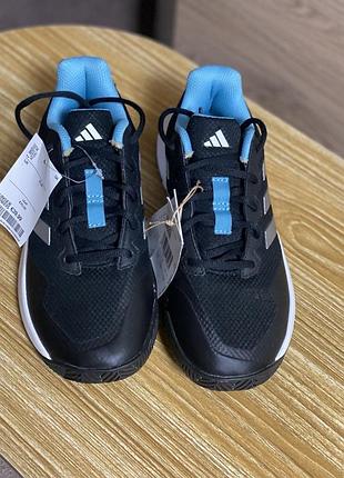Нові жіночі кросівки adidas оригінал чорний білий синій
