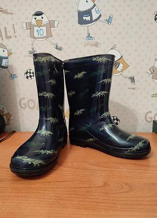Гумові чоботи чобітки гумачки резинові сапоги устілка 20 5 см 30 31 р