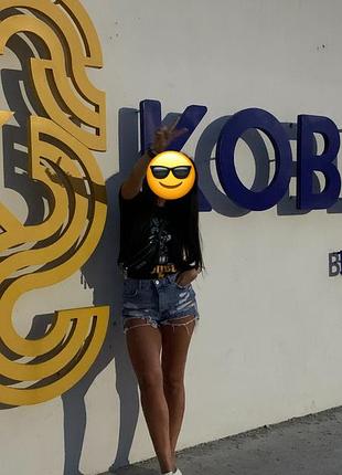 Шорти джинсові bershka 4