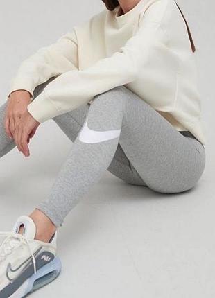 Легінси лосіни nike сірого кольору оригінал
