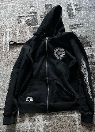 Кофта хром хартс зип,chrome hearts zip