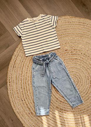 Набір джинси next футболка zara