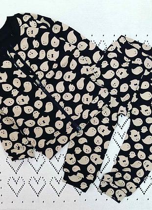 Костюм 2в1: кофта, штани "ghost", двунитка тм "name it" (74 см)