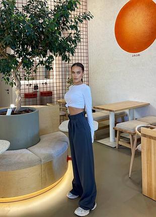 Брюки палаццо 10