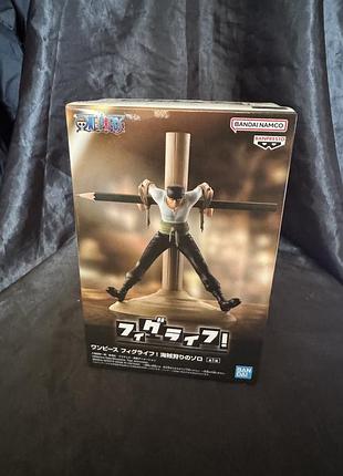 Оригінальна фігурка one piece figlife! zoro the pirate hunter