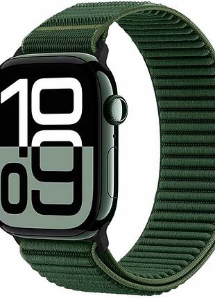 Ремінець magic sport loop для apple watch 38/40/41/42mm(ser.10) spruce green