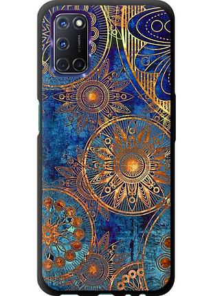 Чехол tpu на телефон oppo a72 золотой узор "678b-2011-58250"