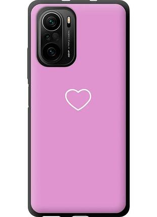 Чехол tpu на телефон xiaomi poco f3 сердце 2 "4863b-2280-58250"