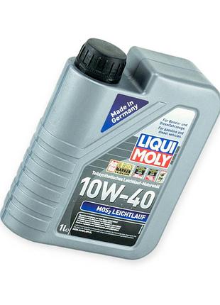 Масло моторное liqui moly 10w-40 mos2-leichtlauf (молибден) 1л
