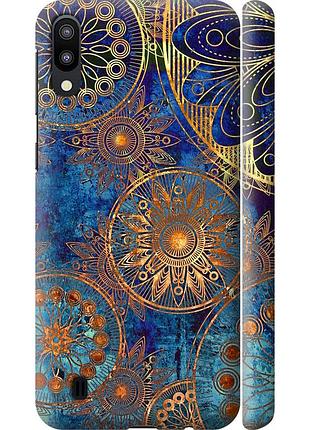 Чохол 3d пластиковий матовий на телефон samsung galaxy m10 золотий візерунок "678m-1661-58250"