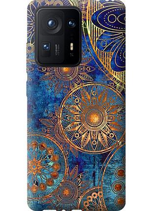 Чехол силиконовый на телефон xiaomi mix 4 золотой узор "678u-2475-58250"