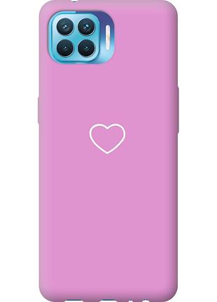 Чехол силиконовый на телефон oppo reno 4 lite сердце 2 "4863u-2099-58250"