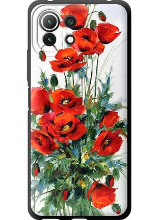 Чехол tpu на телефон xiaomi mi 11 lite маки "523b-2281-58250"