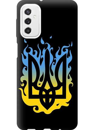 Чехол tpu патриотический на телефон samsung galaxy m52 m526b герб v1 "5258b-2490-58250"