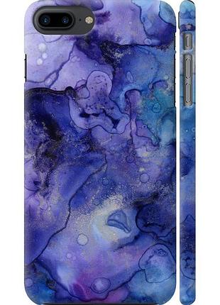 Чехол 3d пластиковый глянцевый на телефон iphone 8 plus мрамор 7 "4802c-1032-58250"