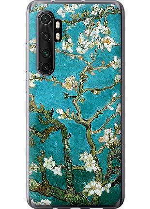 Чехол силиконовый на телефон xiaomi mi note 10 lite винсент ван гог. сакура "841u-1937-58250"