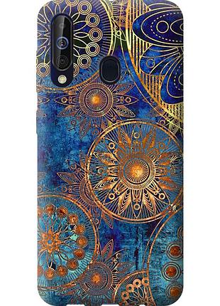 Чохол силіконовий на телефон samsung galaxy a60 2019 a606f золотий візерунок "678u-1699-58250"