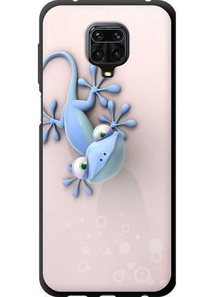 Чехол tpu на телефон xiaomi redmi note 9 pro геккончик "1094b-1911-58250"